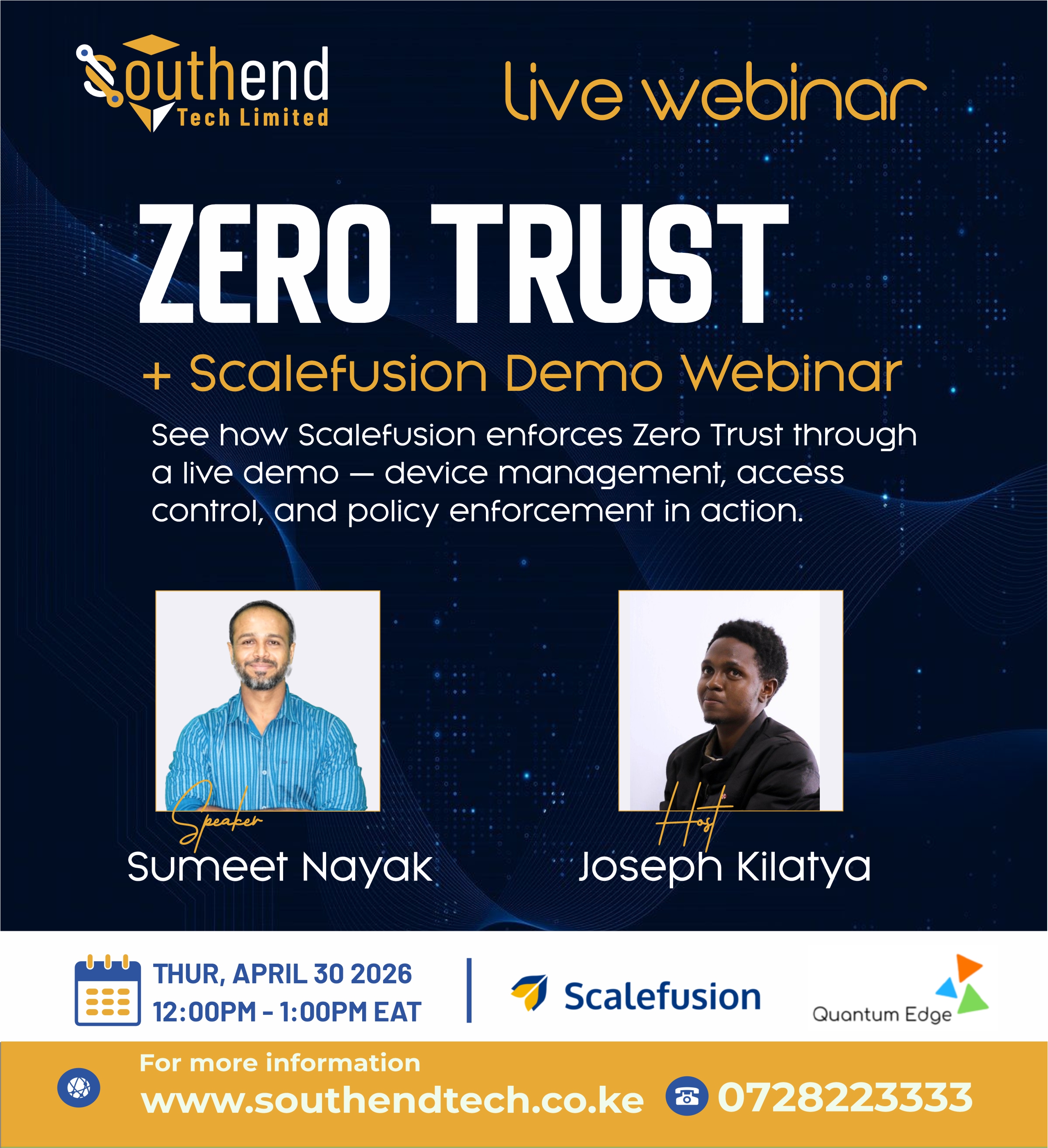 Zero Trust + Scalefusion Demo Webinar